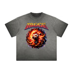 Heavyweight Washed Flame Graphic Tee