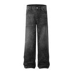 Wrinkle Wash Vintage Loose Jeans