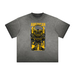Distressed Streetwear Cartoon Graphic Tee