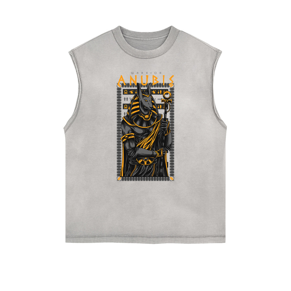Sleeveless Streetwear Cartoon Graphic Tee