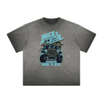 Distressed Streetwear Cartoon Graphic Tee