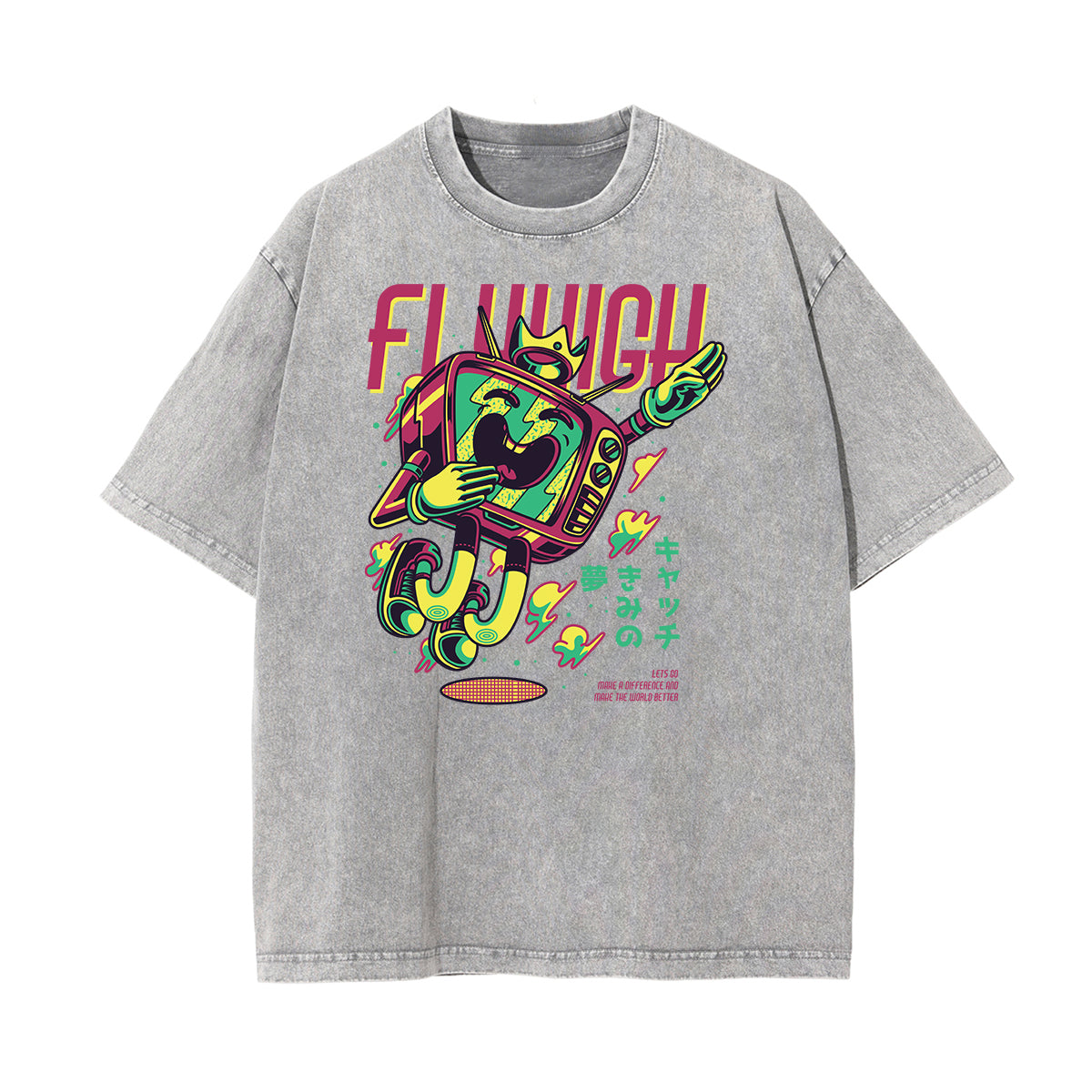 Steampunk Faded Pattern Tee