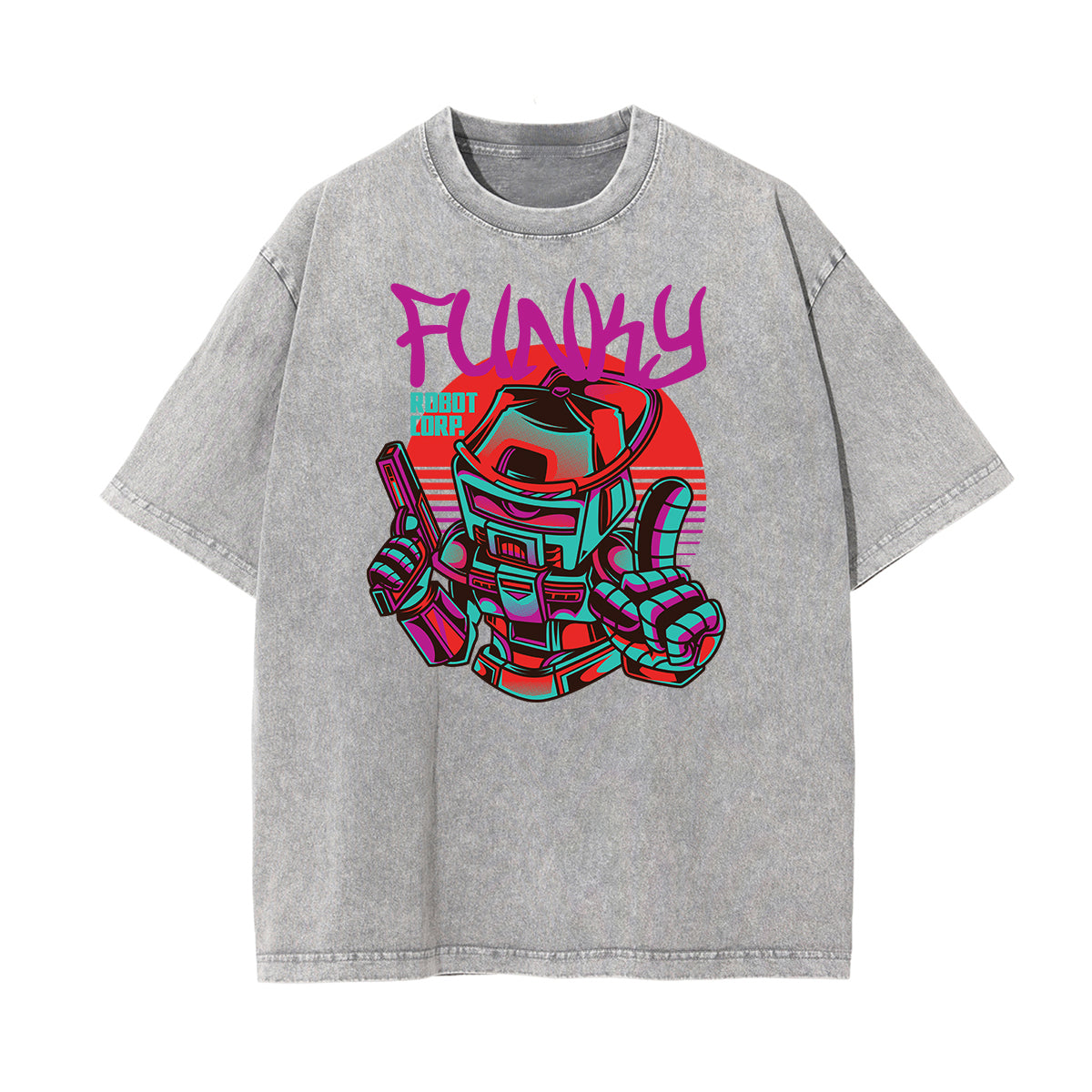 Steampunk Faded Pattern Tee