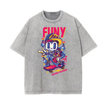 Steampunk Faded Pattern Tee