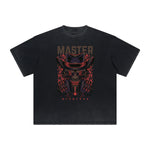 Thick Faded Humorous Cartoon Graphic Tee