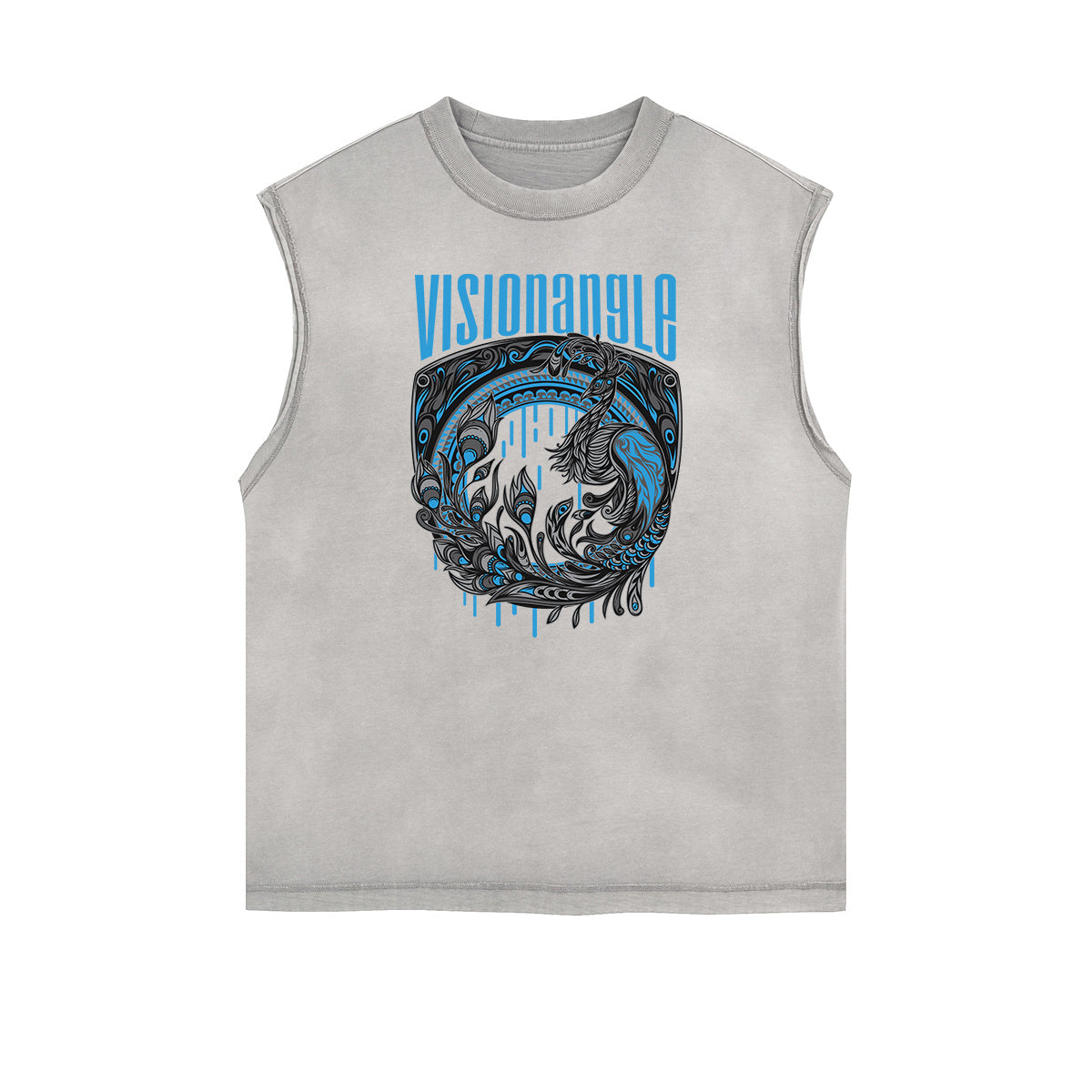 Abstract Animal Graphic Muscle Tank