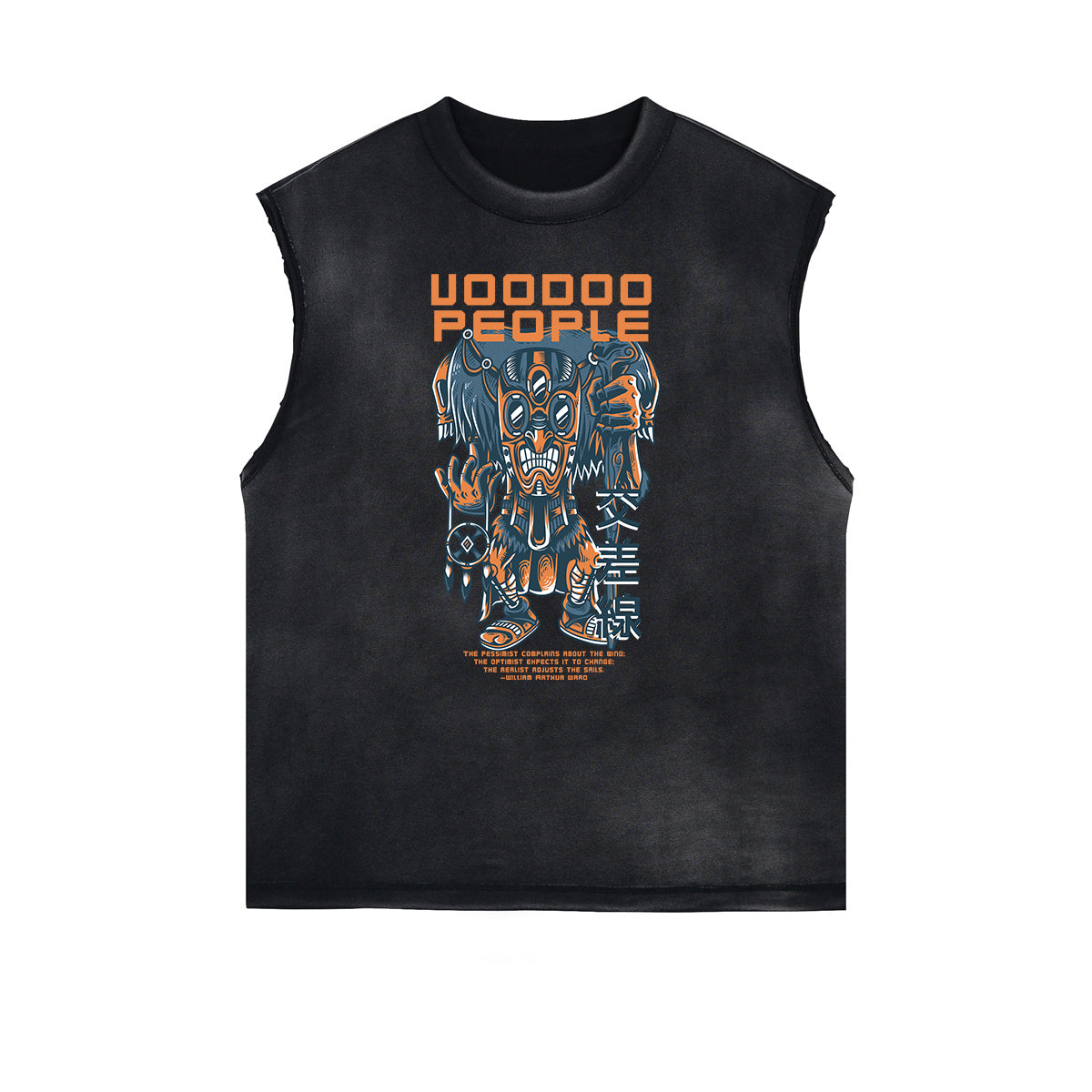 Abstract Animal Pattern Sleeveless Tee