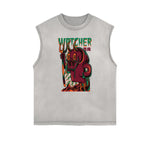 Abstract Animal Graphic Muscle Tank