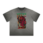 Abstract Animal Faded Thick Pattern Tee