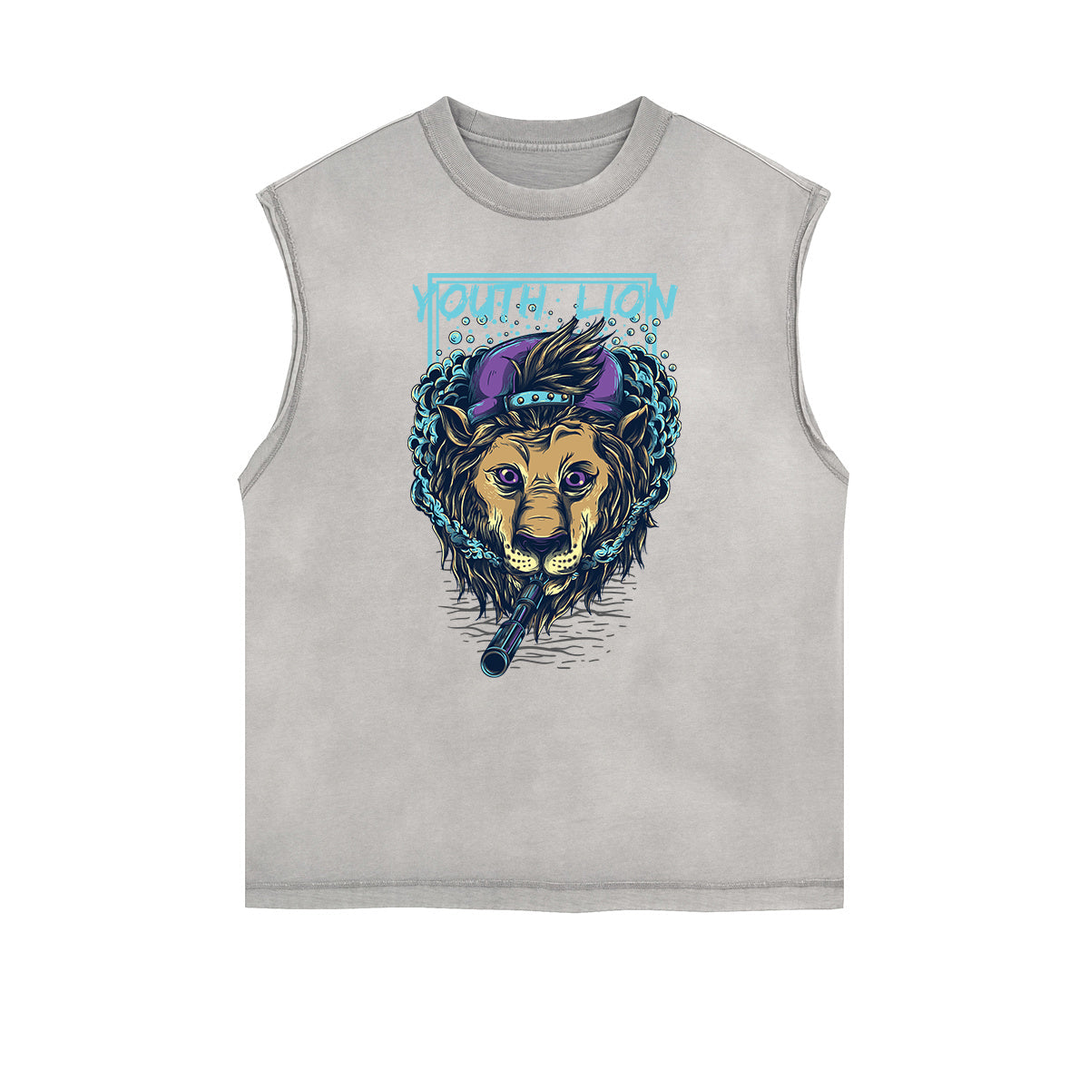 Abstract Animal Graphic Muscle Tank