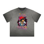 Stone Wash Thug Cartoon Graphic Tee