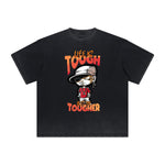 Heavyweight Faded Street Cartoon Graphic Tee