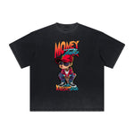 Heavyweight Faded Street Cartoon Tee