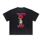 Heavyweight Faded Street Cartoon Tee