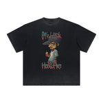 Heavyweight Faded Street Cartoon Graphic Tee