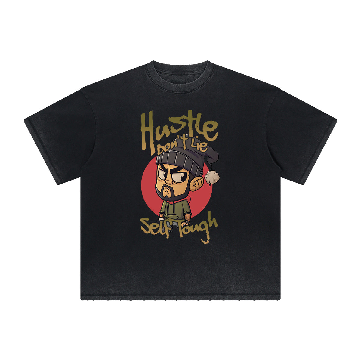 Heavyweight Faded Street Cartoon Tee