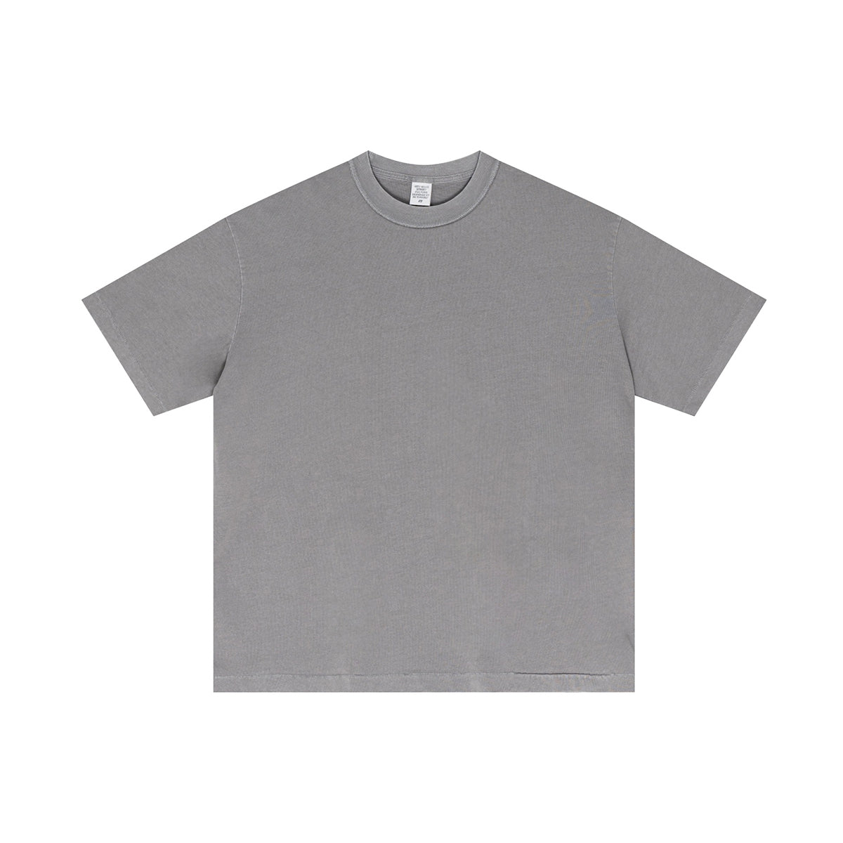 Camiseta con lavado inverso vintage de 275 g/m²