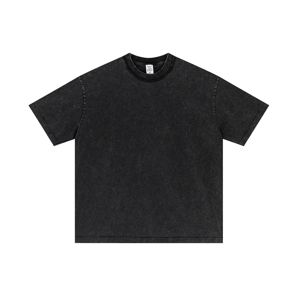 Camiseta con lavado inverso vintage de 275 g/m²
