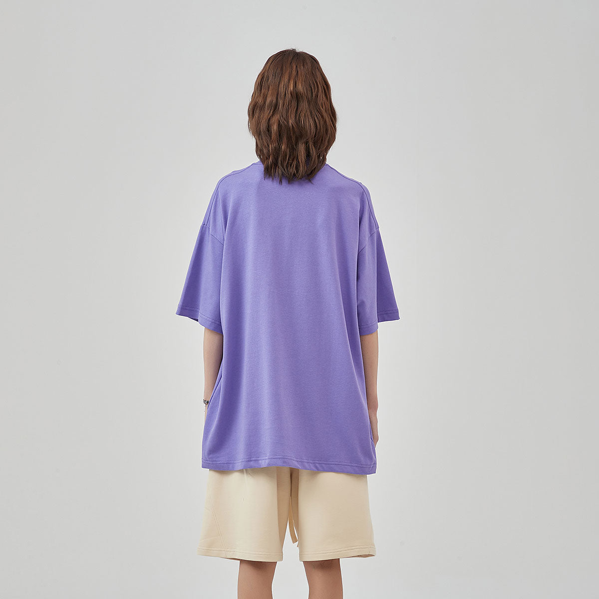 Women's Drop Shoulder Basic Tee 6.7oz-INNBLAC Fashion Apparel