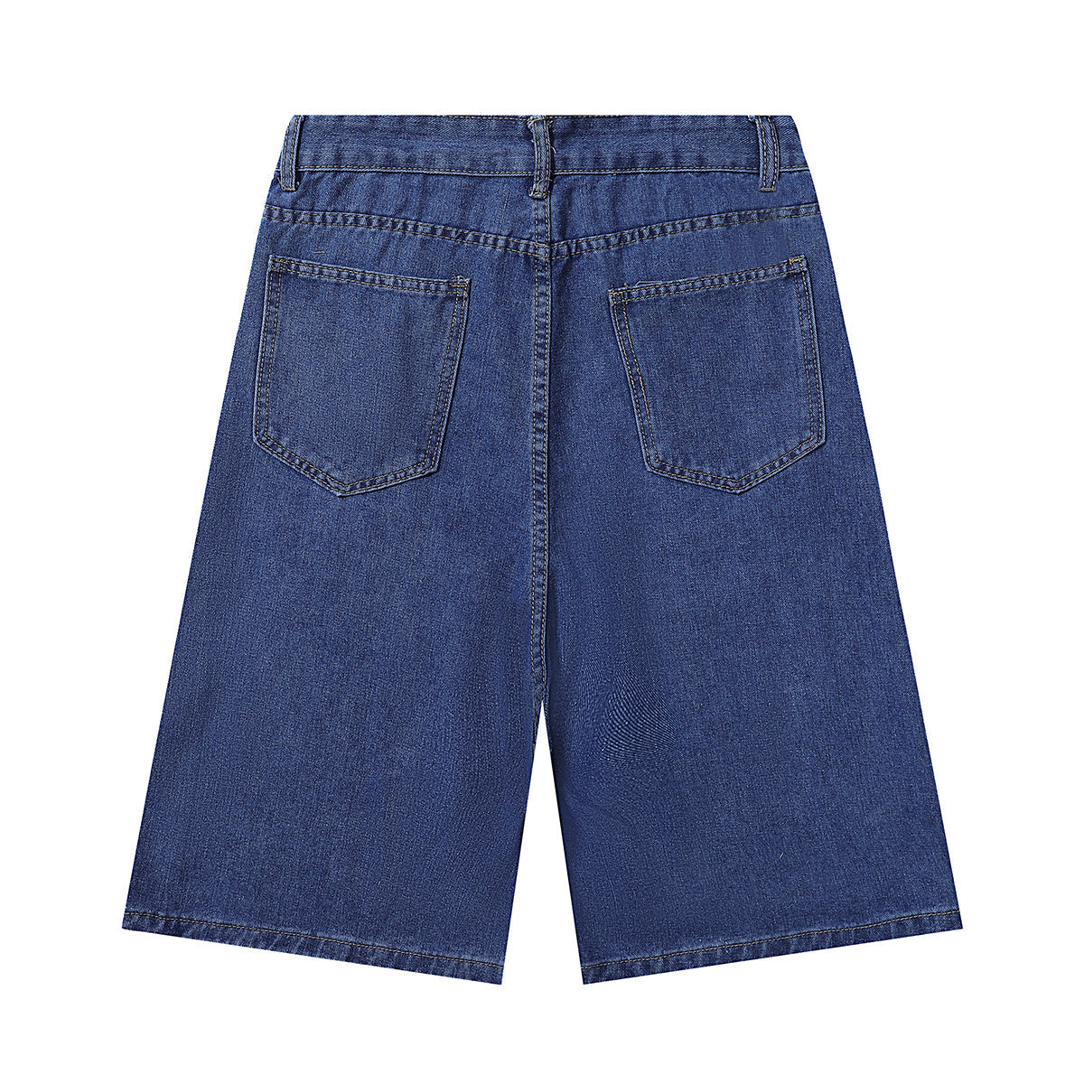 Cartoon Flower Print Denim Summer Streetwear Shorts