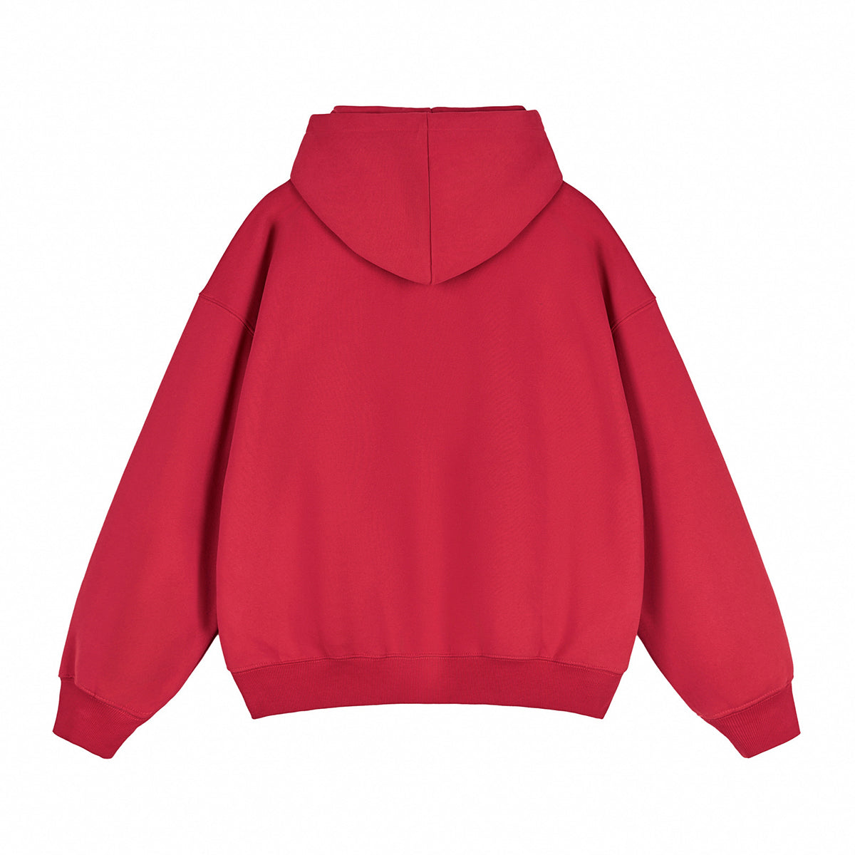 Heavyweight Double-Slider Zipper Fleece Hoodie