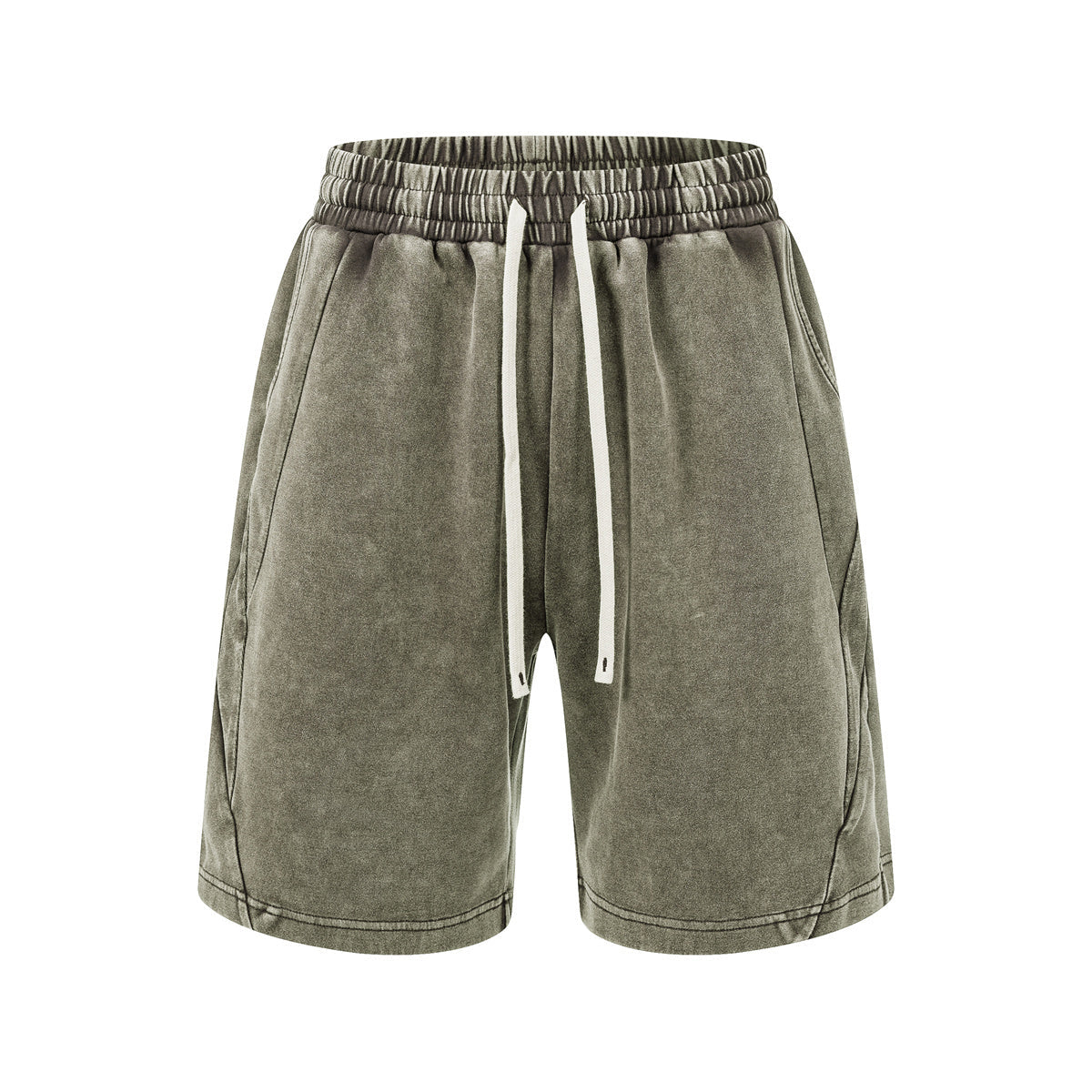 Casual Streetwear Washed Distressed Air Mamba Shorts