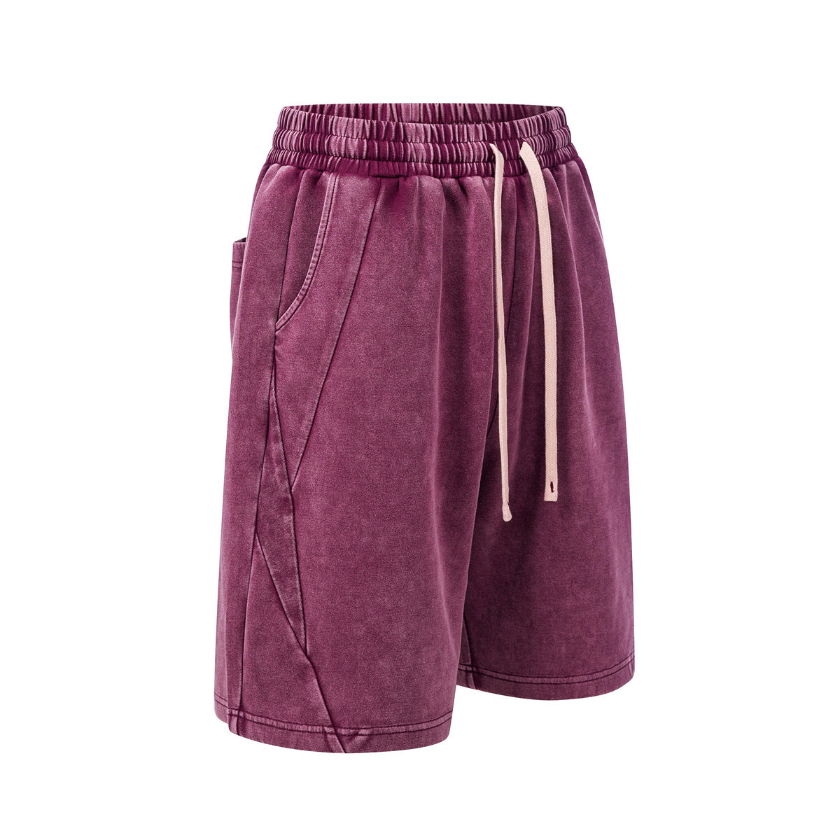 Casual Streetwear Washed Distressed Air Mamba Shorts