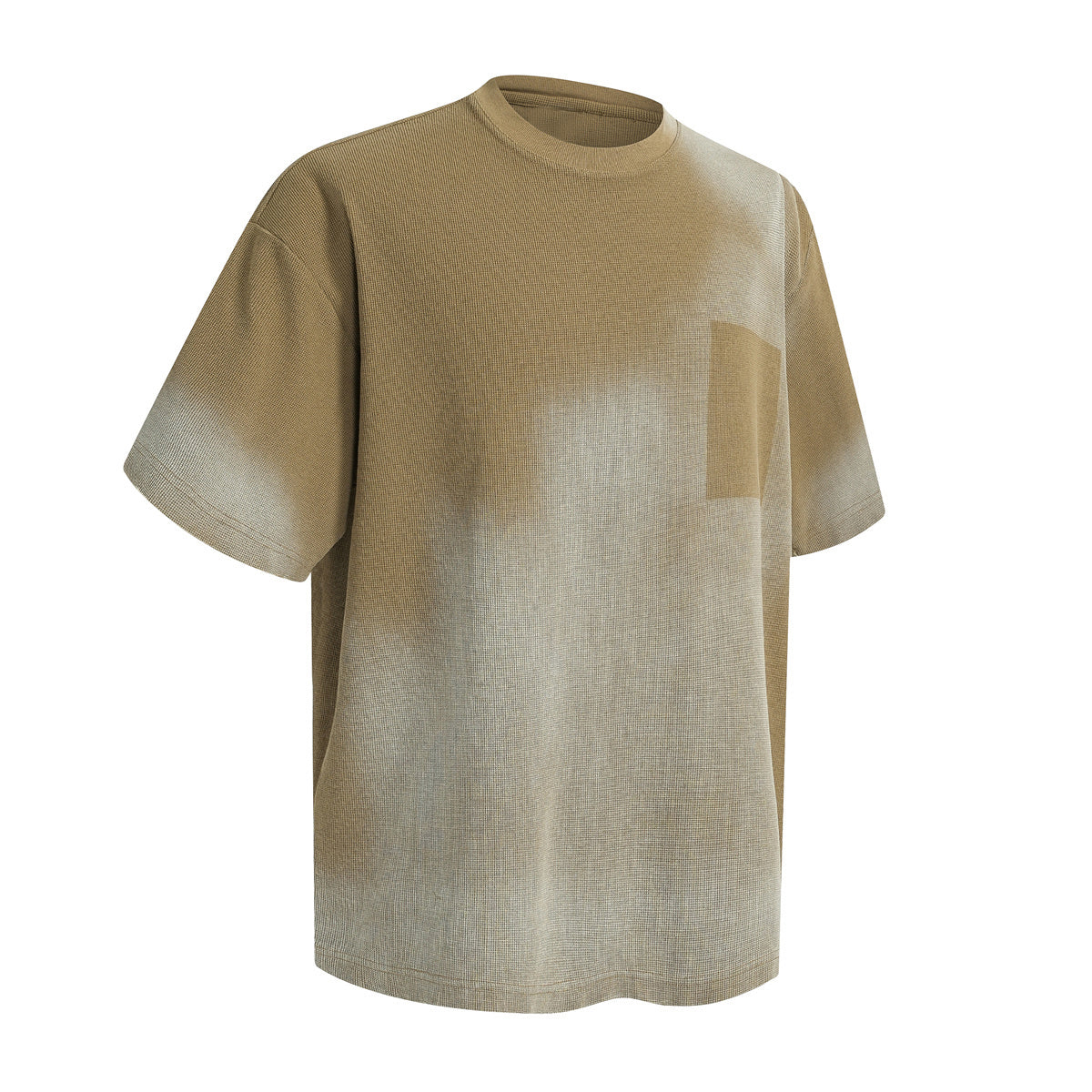 Gradient Fade Oversized Pocket Streetwear Tee