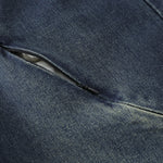 Elastic Waist Decorative Zip Bermuda Shorts