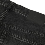 Gradient Fade Knee-Ripped Baggy Jeans