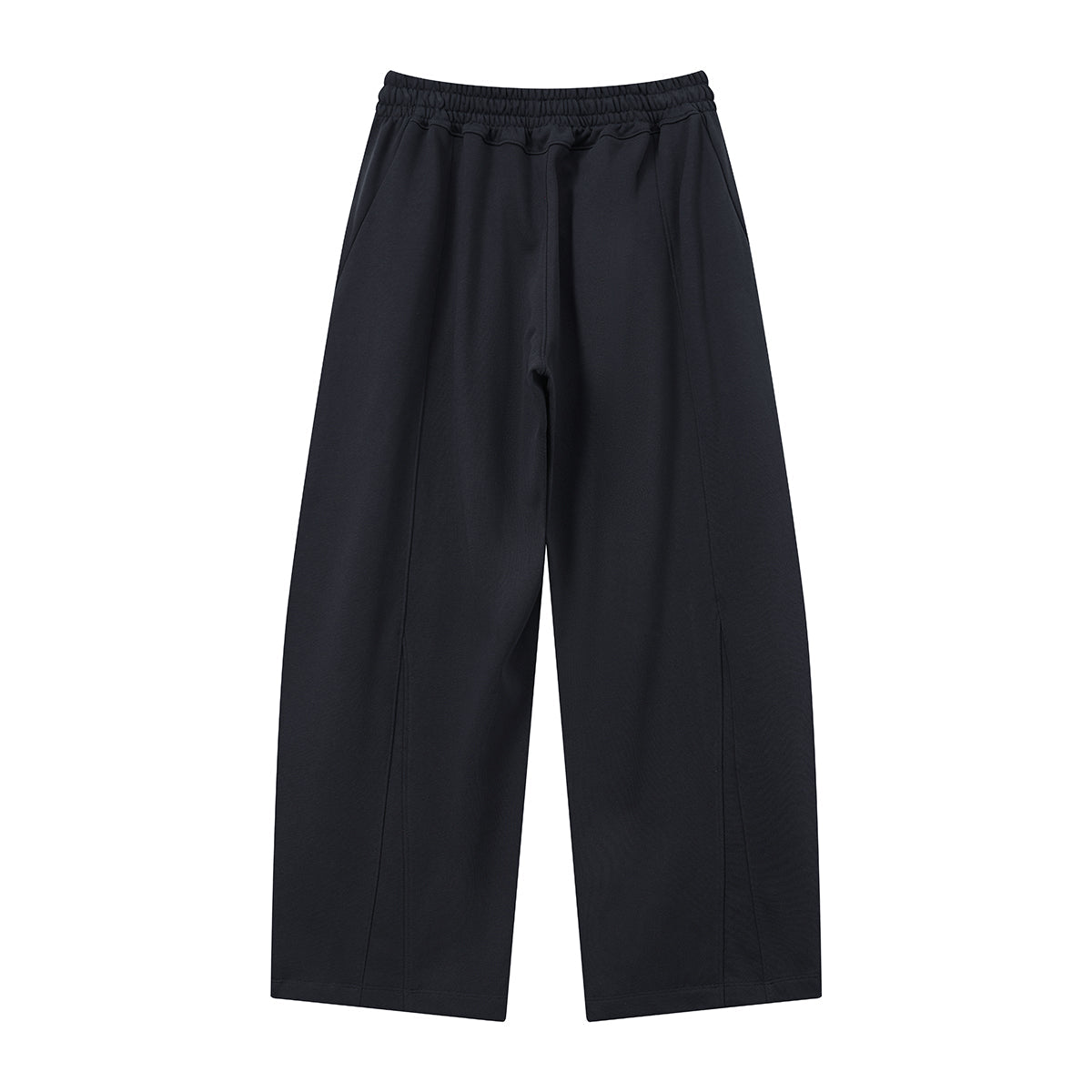 Minimalist Wide-Leg Elastic Waist Pants