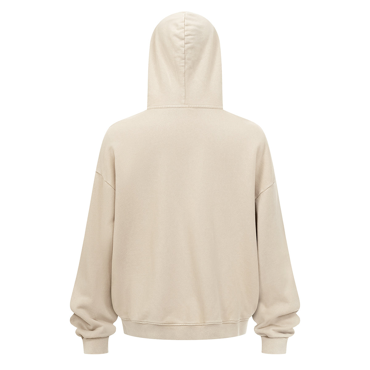Double Yarn Vintage Washed Zippered Comfort Hoodie