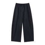 Minimalist Wide-Leg Elastic Waist Pants