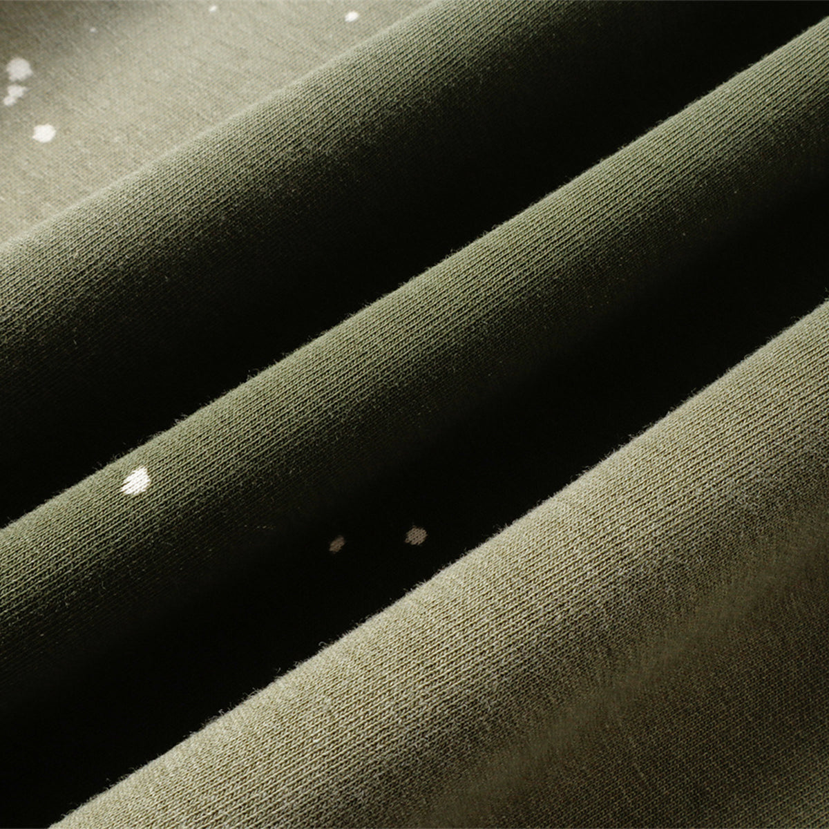 Splatter Dye Washed Distressed Air Mamba Shorts