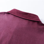 Retro Distressed Cotton Vintage Wash Polo T-Shirt