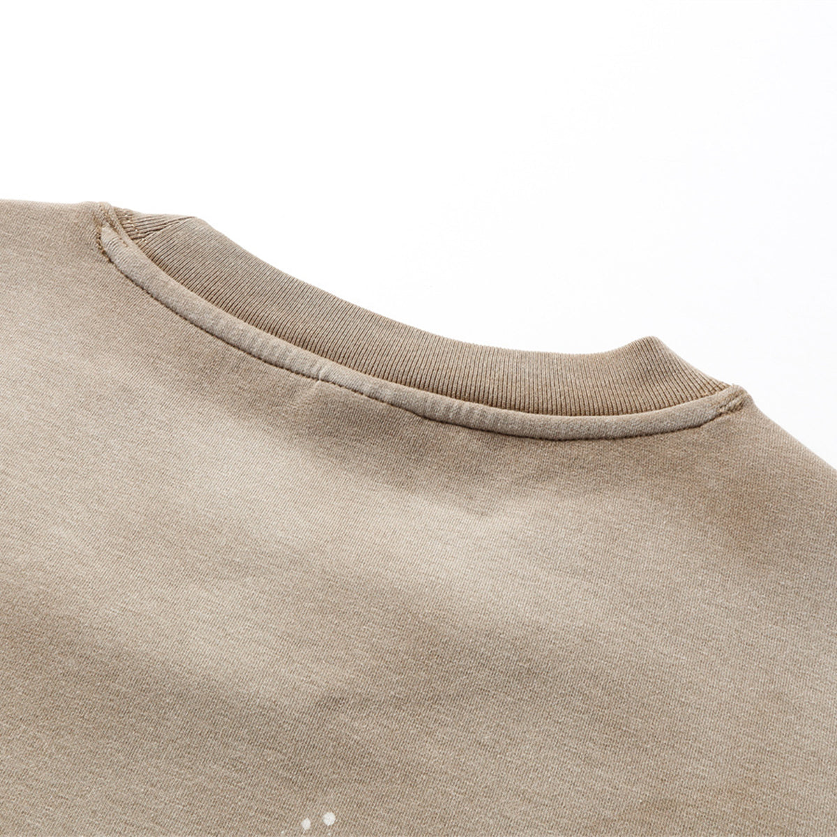 Splatter Dye Washed Distressed Air Mamba Cotton Tee