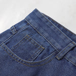 Cartoon Flower Print Denim Summer Streetwear Shorts