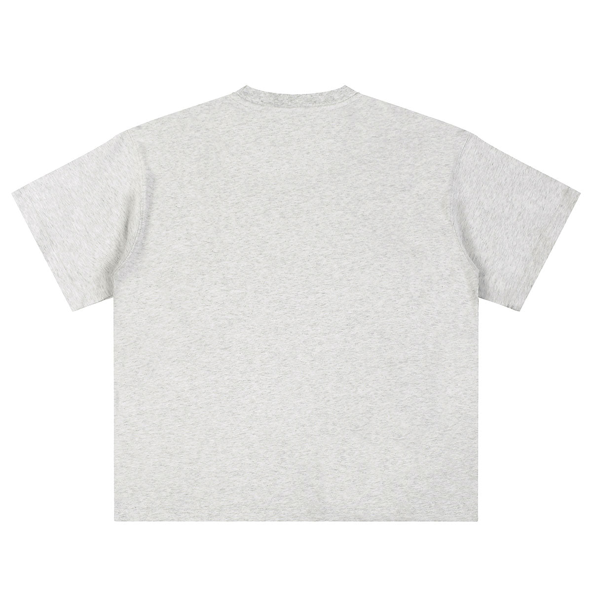 Relaxed Fit Boxy Solid Color Minimal Tee