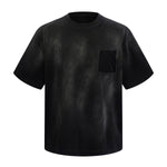 Tie Dye Pocket Oversized Cotton Streetwear T-Shirt