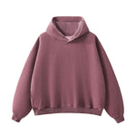 Vintage Wash Distressed Fleece Boxy Hoodie