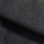 Distressed Dark Denim Vintage Wash Flared Jeans