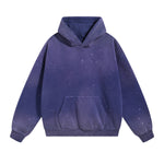 Destroyed Oversized Acid Wash Bleach Splatter Hoodie