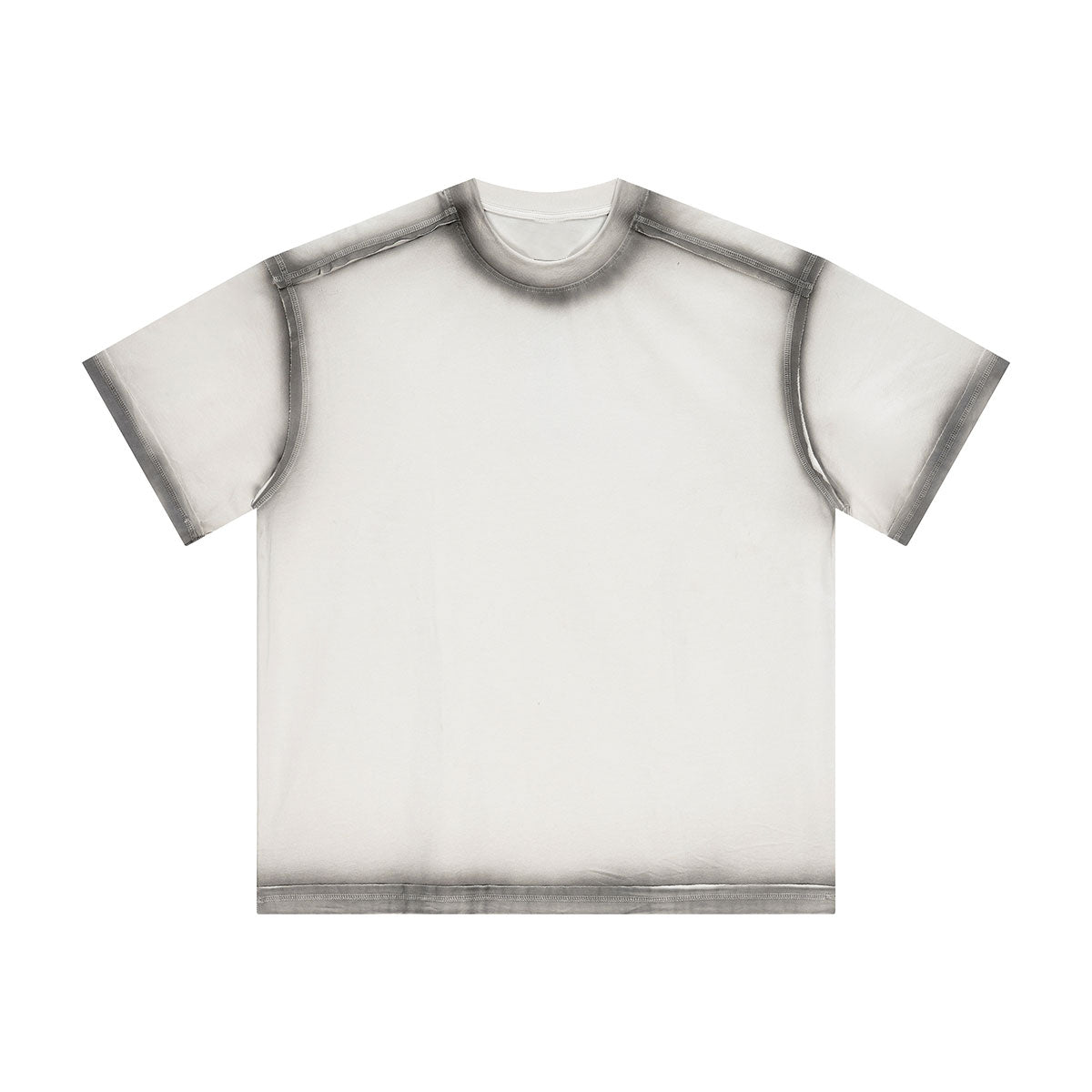 Vintage Washed Oversized Colorblock Tee