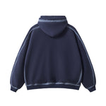 Heavyweight Spray-Bleach Wash Fleece Hoodie