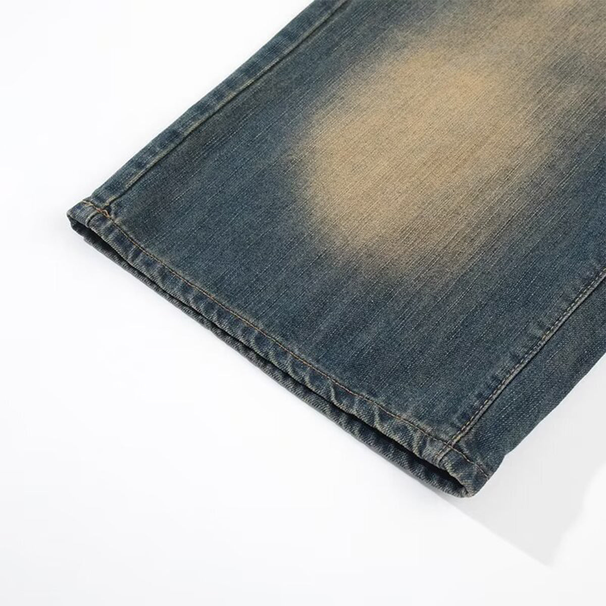 Vintage Wash Wide Leg Denim Shorts