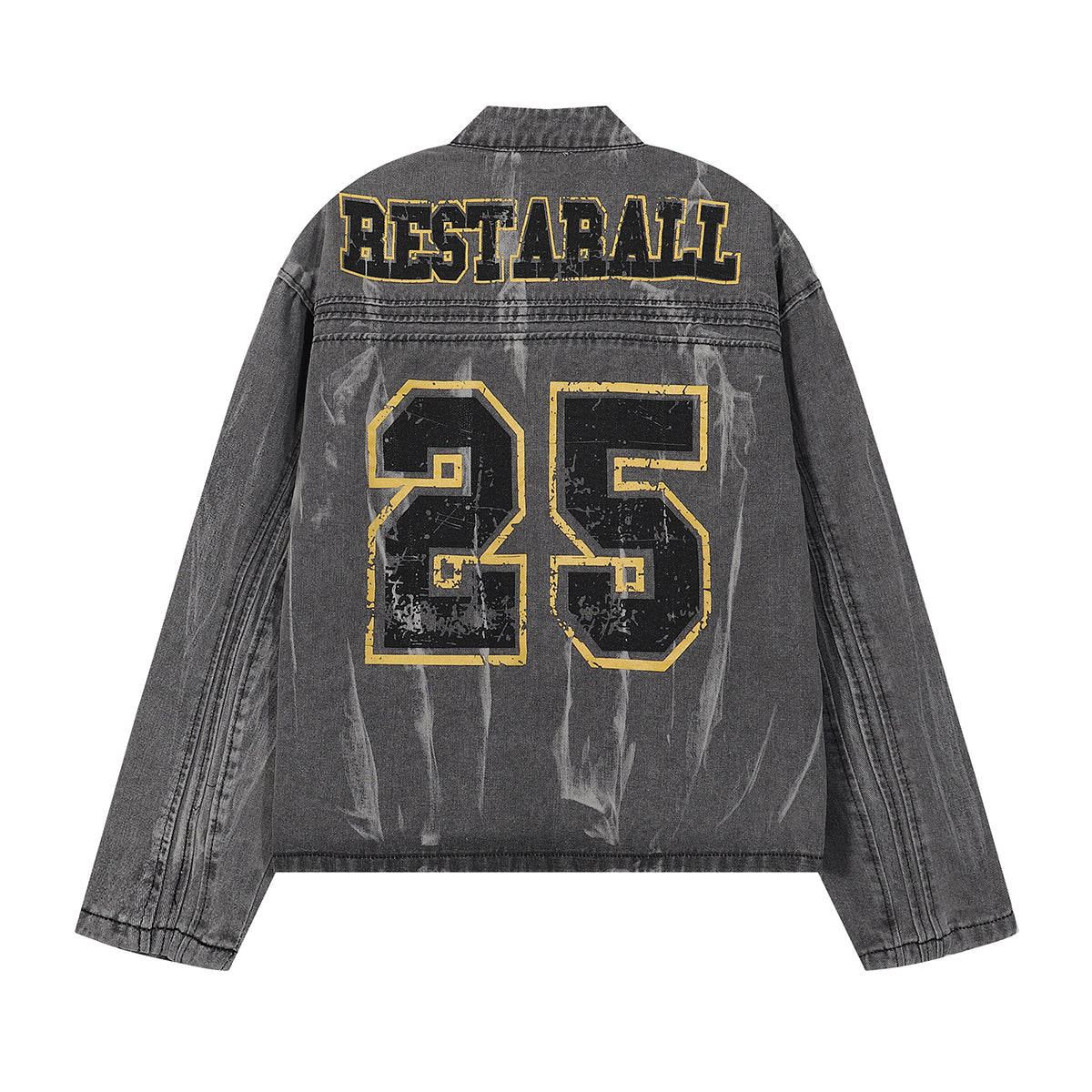 Streetwear Vintage Wash Denim Jacket