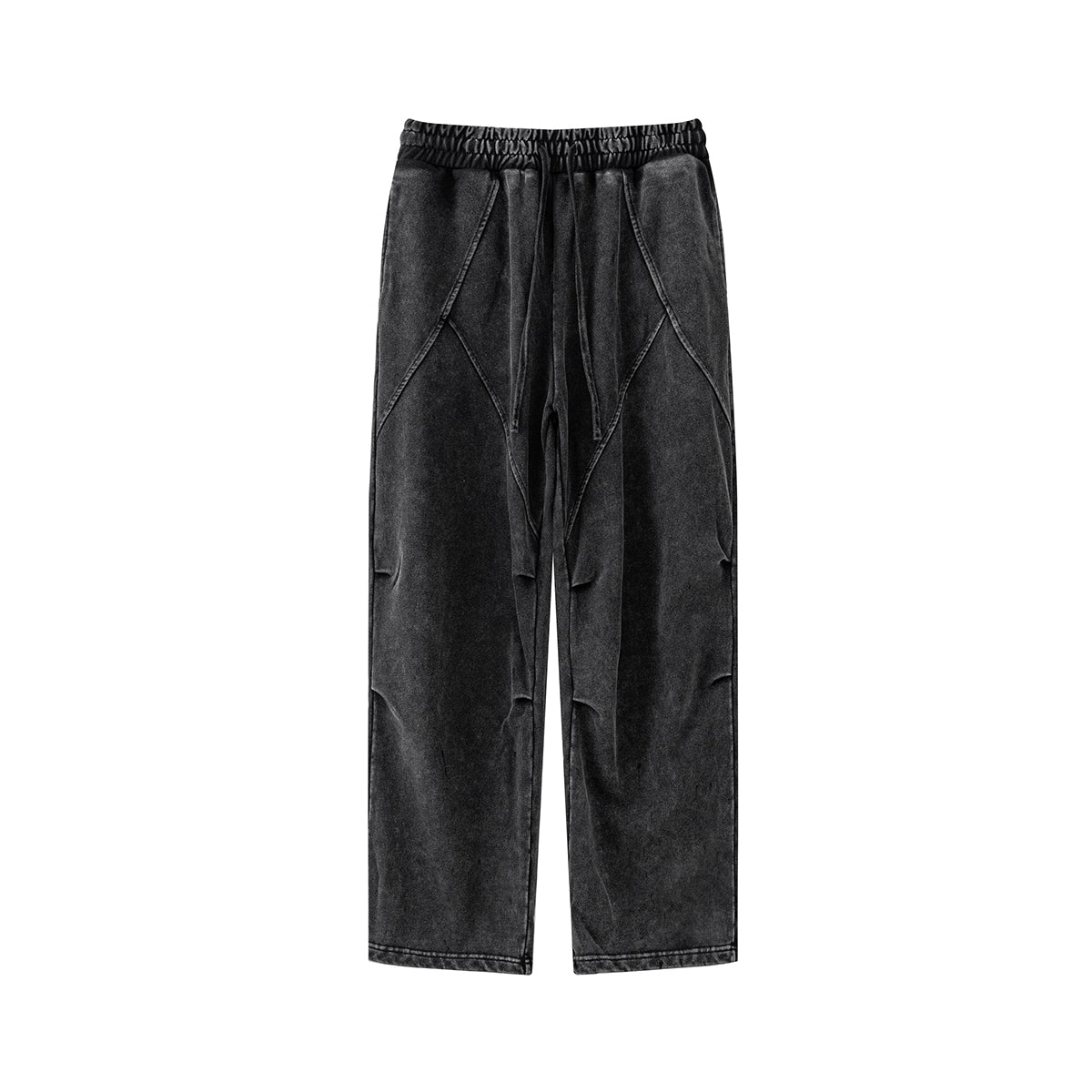 Drawstring Waist Relaxed Sweatpants-INNBLAC Fashion Apparel