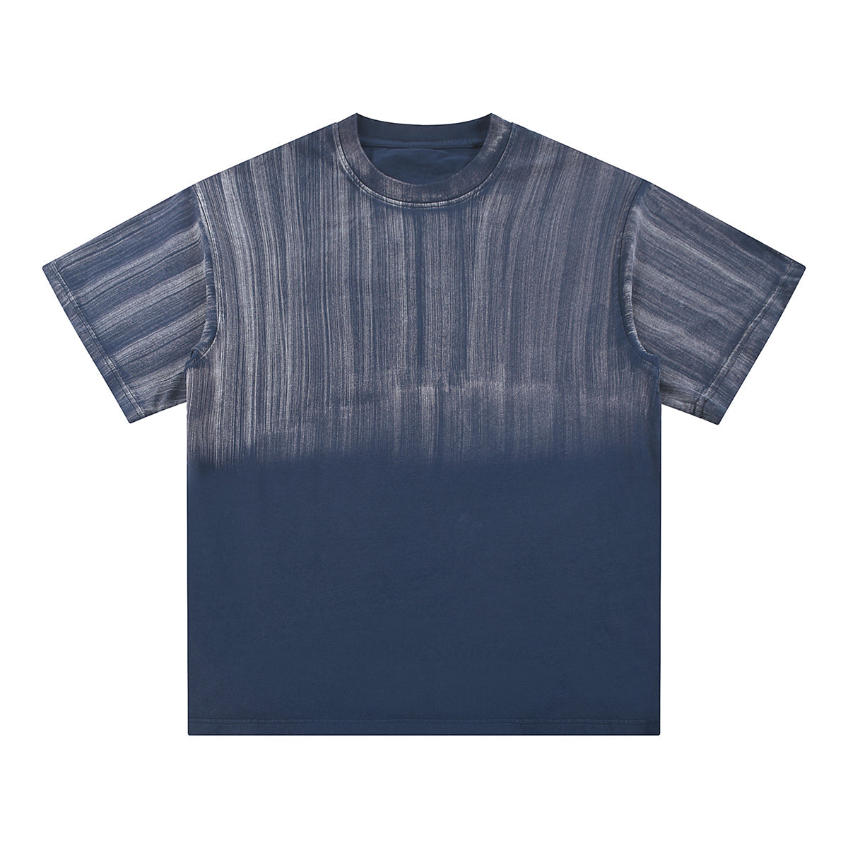 Hand-Painted Gradient Oversized Tee 270gsm
