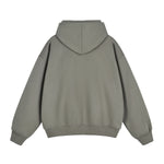 Heavyweight Double-Slider Zipper Fleece Hoodie