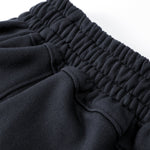 Minimalist Wide-Leg Elastic Waist Pants